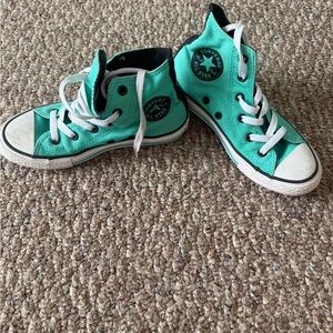 Converse Kids High-Top Sneakers - Aqua